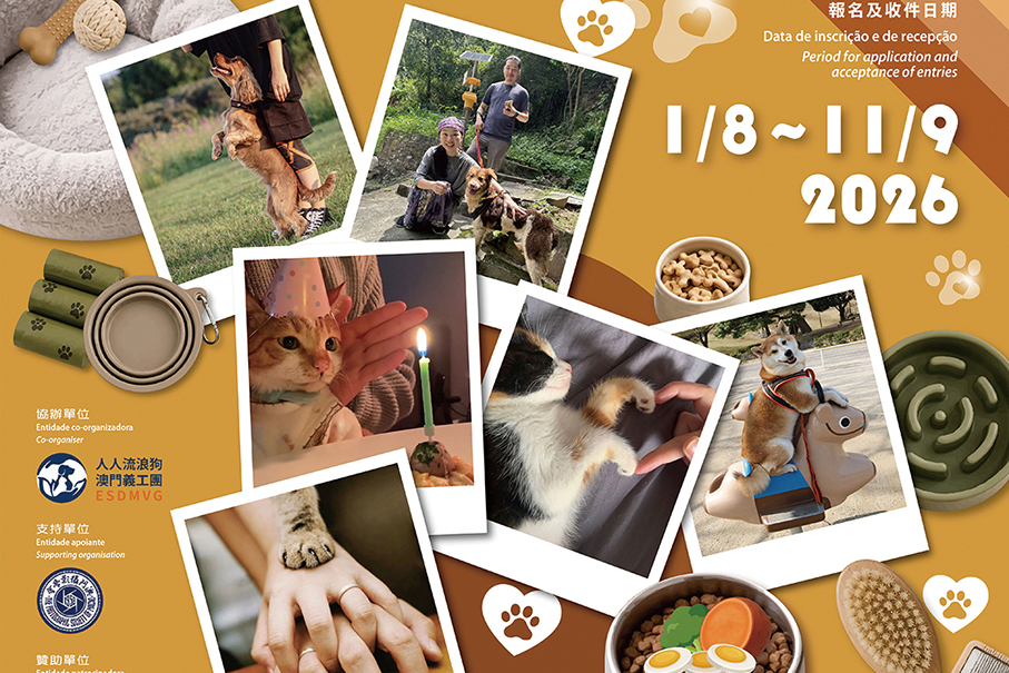 Submissions open for Macau Municipal Affairs Bureau's (IAM)  ‘World Animal Day’ photo contest