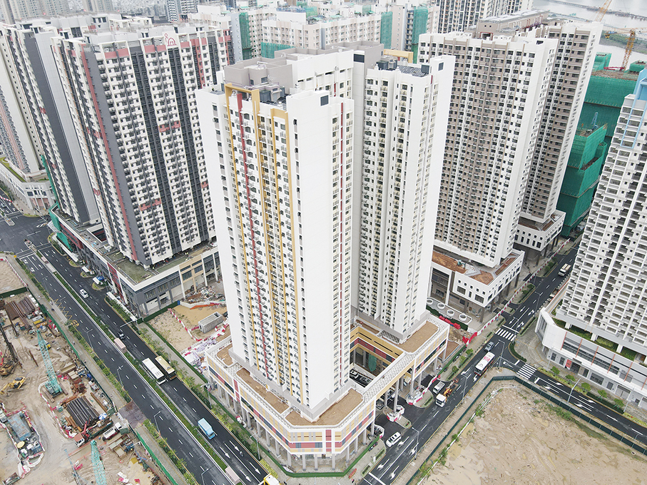 Tenants moving into first social housing in Zone A